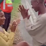 Funny Moment A Fan In South Africa Met Ayra Starr On Set (Photos)