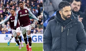 Read more about the article Striker Marcus Rashford Aims Subtle Dig At Man United Boss Ruben Amorim After FA Cup Quarter-Final Win With Aston Villa