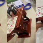 Tailor Vents As She Receives Miniature Sewing Machine From Online Store