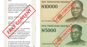 Read more about the article Circular Introducing New N5,000 And N10,000 Notes Is Fake — CBN