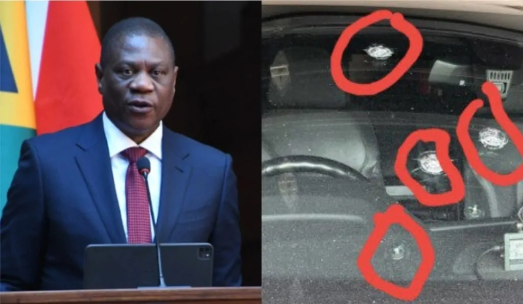 You are currently viewing South Africa’s Deputy President Escapes Assassination As Gunmen Open Gunfire On His Bulletproof Car