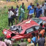 PHOTOS: Driver Injured As Vehicle Falls Off Otedola Bridge