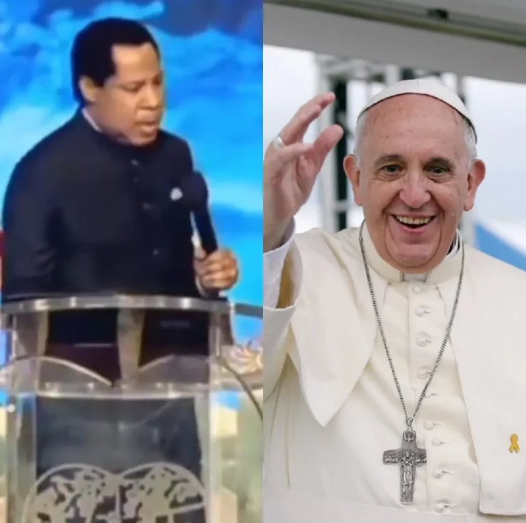 Read more about the article Pope Francis Was Killed By The Covid-19 Vaccine – Pastor Chris Oyakhilome Claims (video)