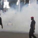 THIS IS BAD! Nigeria Police Teargas Protesters In Abuja