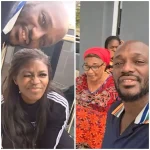 2face And His wife, Natasha Visit His Mum (Video)