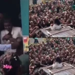 Jarvis Causes Commotion As She Visits A School in Sierra Leone