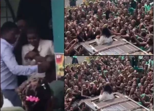 Read more about the article Jarvis Causes Commotion As She Visits A School in Sierra Leone
