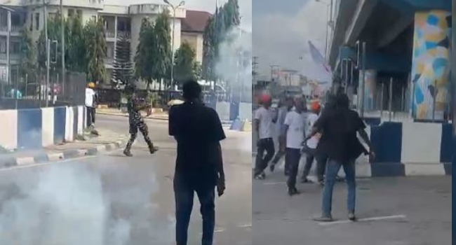 Read more about the article Police Fire Teargas At Protesters In Port Harcourt