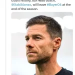 Read more about the article Xabi Alonso Leaves Bayern Leverkuson To Join Real Madrid
