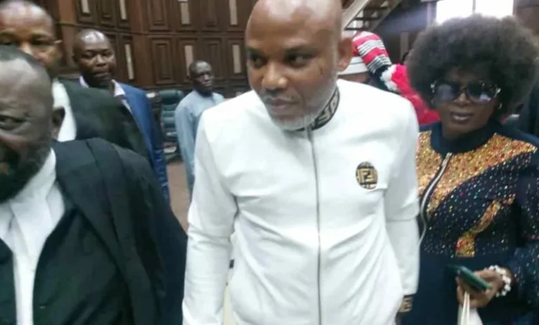 Read more about the article Judge Bars Nnamdi Kanu’s In-law From Coming To Court After She Published Live Videos Of Proceedings
