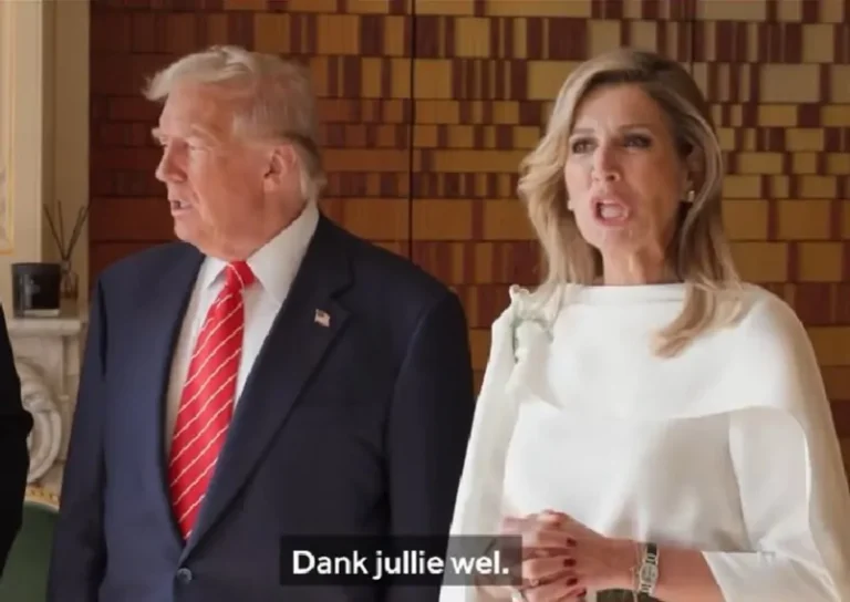 Read more about the article Queen Of Netherlands ‘Mocks’ Donald Trump While Standing Next To Him