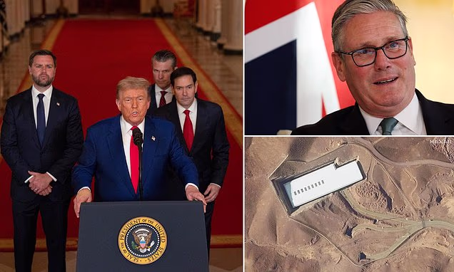 Read more about the article UK Backs US Strikes On Iran, Says It Averted Nuclear Threat