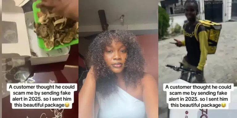 Read more about the article Cake Vendor Sends Yam Peels To Client Who Tricked Her With Fake Transfer