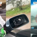Read more about the article Police Destroy Car Mirror During Stop-And-Search After Driver Refuses ₦500 Bribe