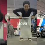 Lady Raises Eyebrows With Gym Outfit