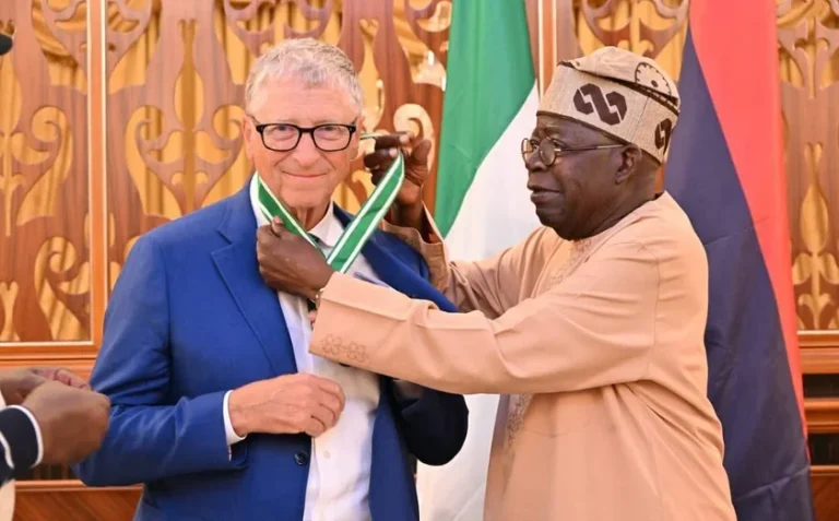 Read more about the article President Tinubu Confers National Honour On Bill Gates