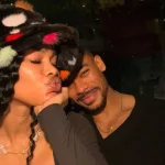 Read more about the article Teyana Taylor And Aaron Pierre Share A Kiss At His Surprise Birthday Dinner
