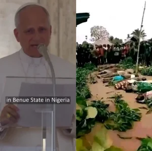 Read more about the article Pope Leo Condemns The “Terrible Massacre” In Yelwata, Benue State