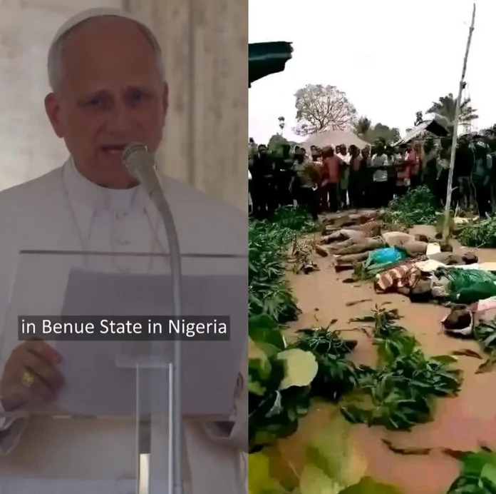 Read more about the article Pope Leo Condemns The “Terrible Massacre” In Yelwata, Benue State