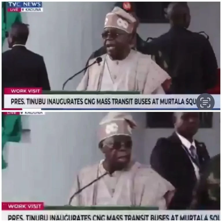 Read more about the article Moment An Unknown Man Tried To Breach The Security Around President Tinubu In Kaduna