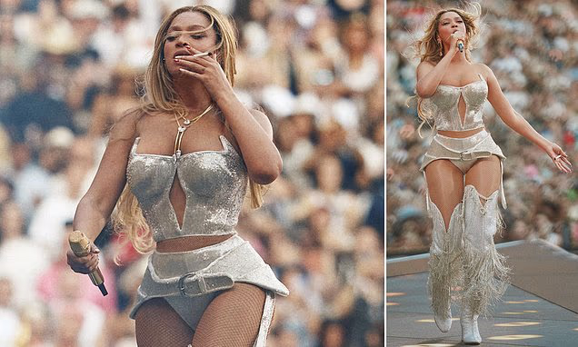 You are currently viewing Beyonce Smokes A Cigarette On stage During Final Stadium Concert In Paris 