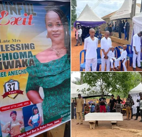 You are currently viewing 37-Year-Old Anambra Woman Set Ablaze By Her Husband Buried Amid Tears
