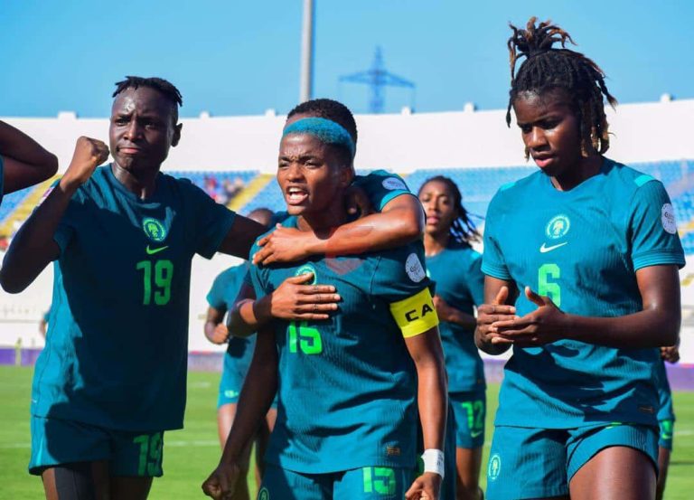Read more about the article Alozie’s Late Strike Against South Africa Sends Super Falcons To WAFCON Final