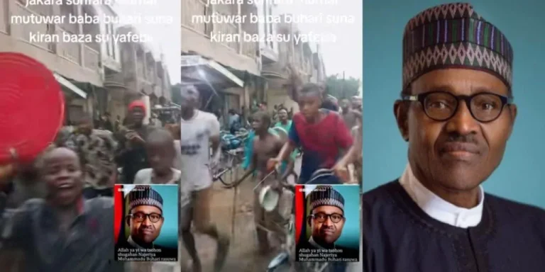 Read more about the article Northerners Storm The Street To Celebrate Following The Demise Of Ex President Muhammadu Buhari
