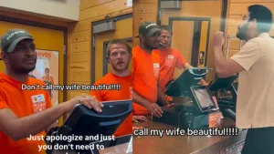 Read more about the article “This Is Not India” – Man Lashes Out At Fast Food Worker For Calling His Wife Beautiful In US