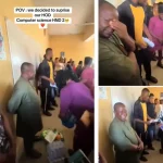 Read more about the article Polytechnic Lecturer Gets Emotional After His Students Surprised Him With Gifts