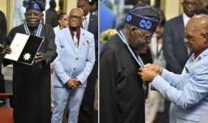 Read more about the article President Tinubu Bags Knight Commander Title In Saint Lucia