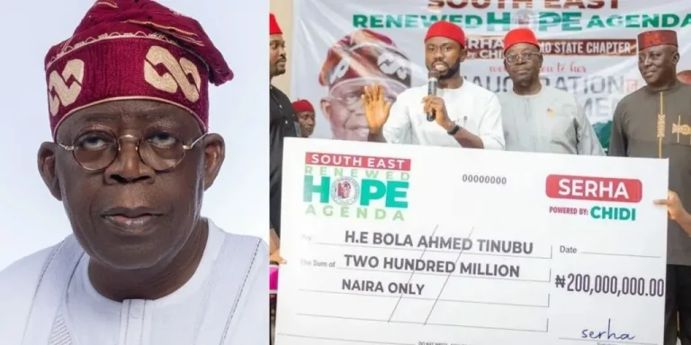 Read more about the article South-East Group Donates ₦200m To Support Tinubu’s 2027 Re-Election Bid