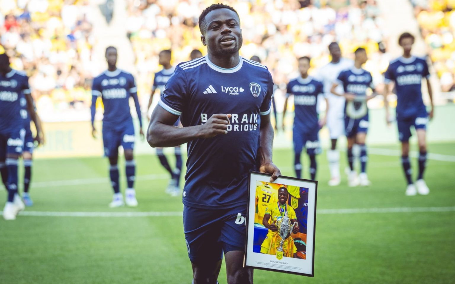 Read more about the article Moses Simon Gets Emotional Nantes Tribute In Paris FC Friendly