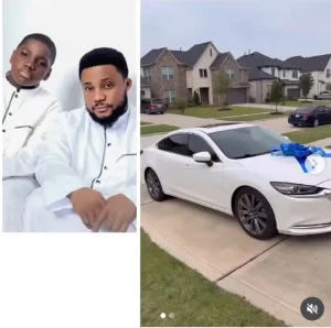 Read more about the article Tim Godfrey Gifts Son A Car For His 17th Birthday