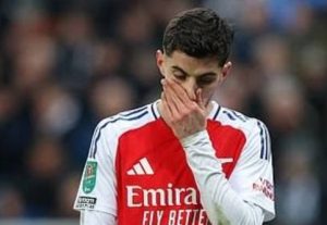 Read more about the article Kai Havertz Injured As Arsenal’s Attacking Options Dwindle