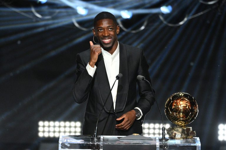 Read more about the article Dembele Joins Messi, Ronaldinho, Zidane, Six Others In Historic Triple Crown Club