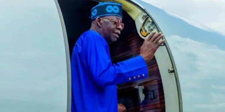 Read more about the article President Tinubu Returns To Abuja After 2-weeks Vacation In France