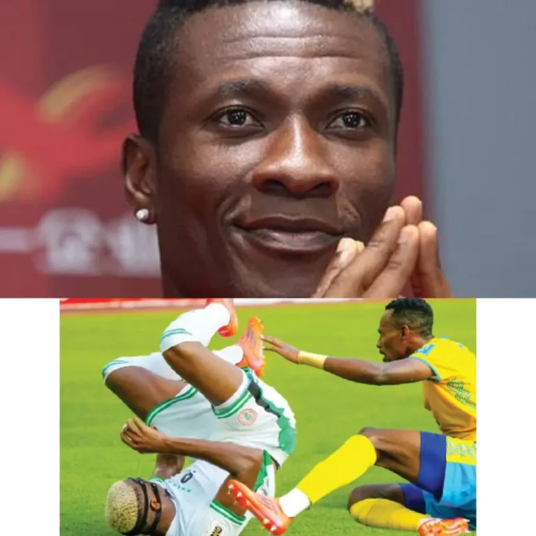Read more about the article 2026 WCQ: Victor Osimhen faked his injury vs Rwanda – Ex striker, Asamoah Gyan