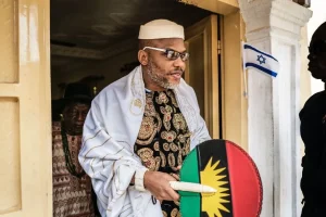 Read more about the article Nnamdi Kanu Lists Wike, Umahi, Buratai And Others As Witnesses As He Opens Defence
