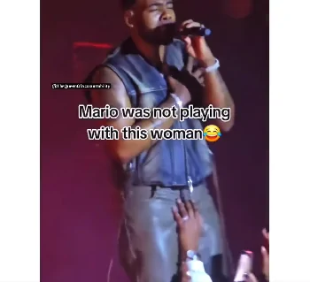 Singer Mario Checks a Fan for Groping His Private Area During a Recent Performance In Detroit