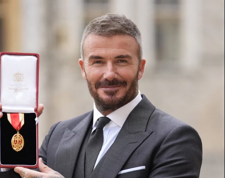 Read more about the article David Beckham Knighted By King Charles At Windsor Castle [Photos]