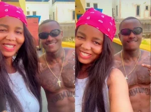 Read more about the article Reactions as Late Ibu’s Wife is Seen with ‘Shirtless’ Ruger in New Video
