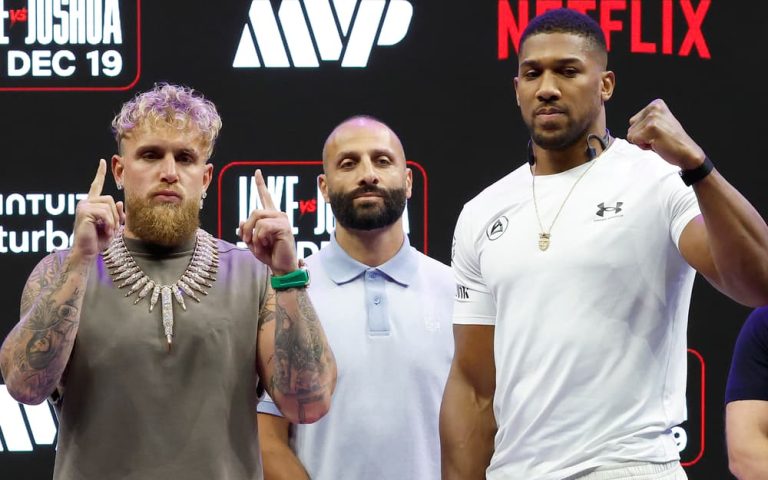 Read more about the article Anthony Joshua Faces Steep Weight Cut As Jake Paul Fight Draws Near