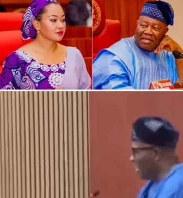 Read more about the article Senate President Godswill Akpabio And Other Lawmakers Burst Into Laughter As He Announces The Birthday Senator Natasha