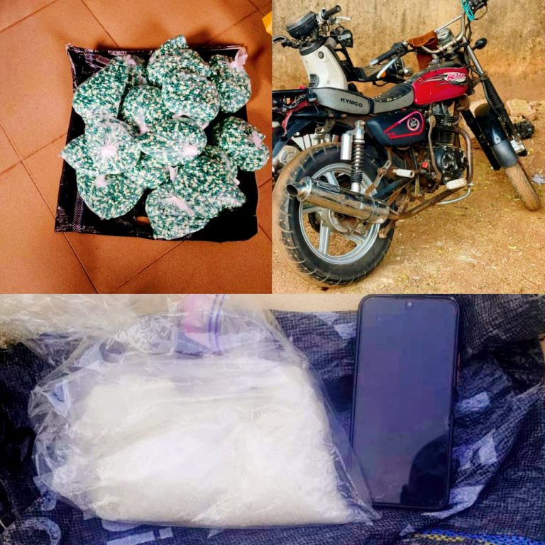 Read more about the article Enugu Police Command Arrests illicit Drug Peddler Disguised As Dispatch Rider